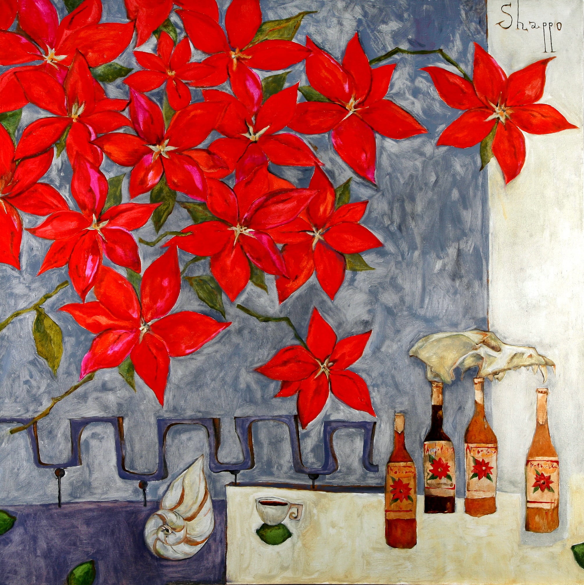 NOCHE BUENE. canvas. oil. 160Х160 cm.