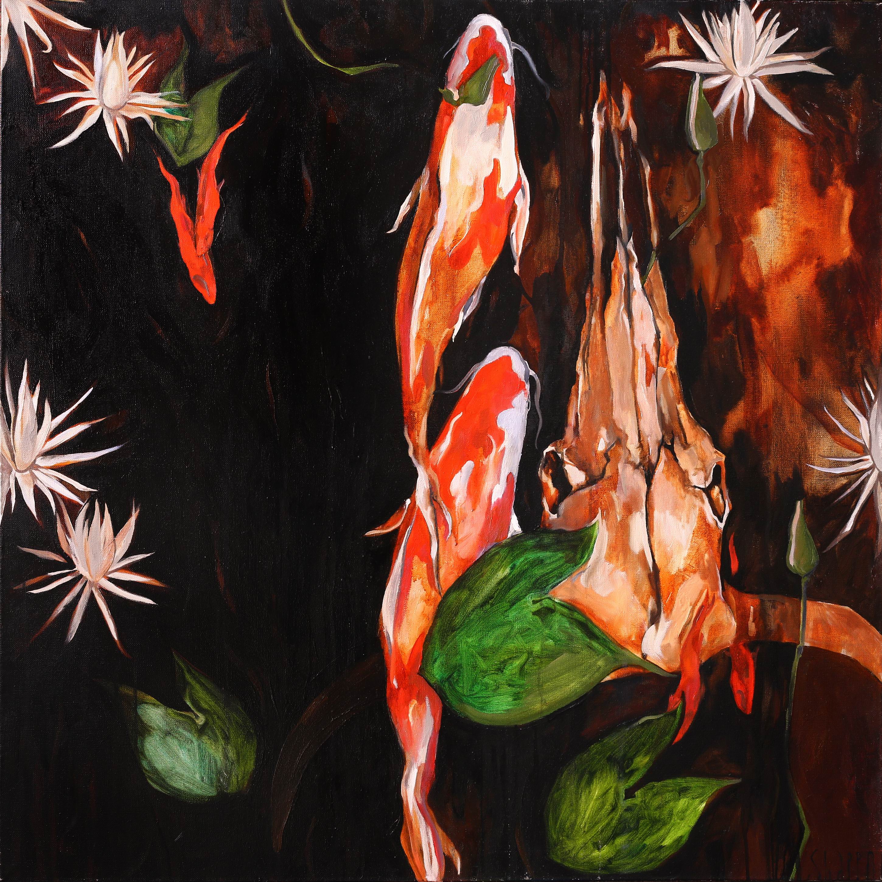 POND. canvas. oil. 120X120 cm.