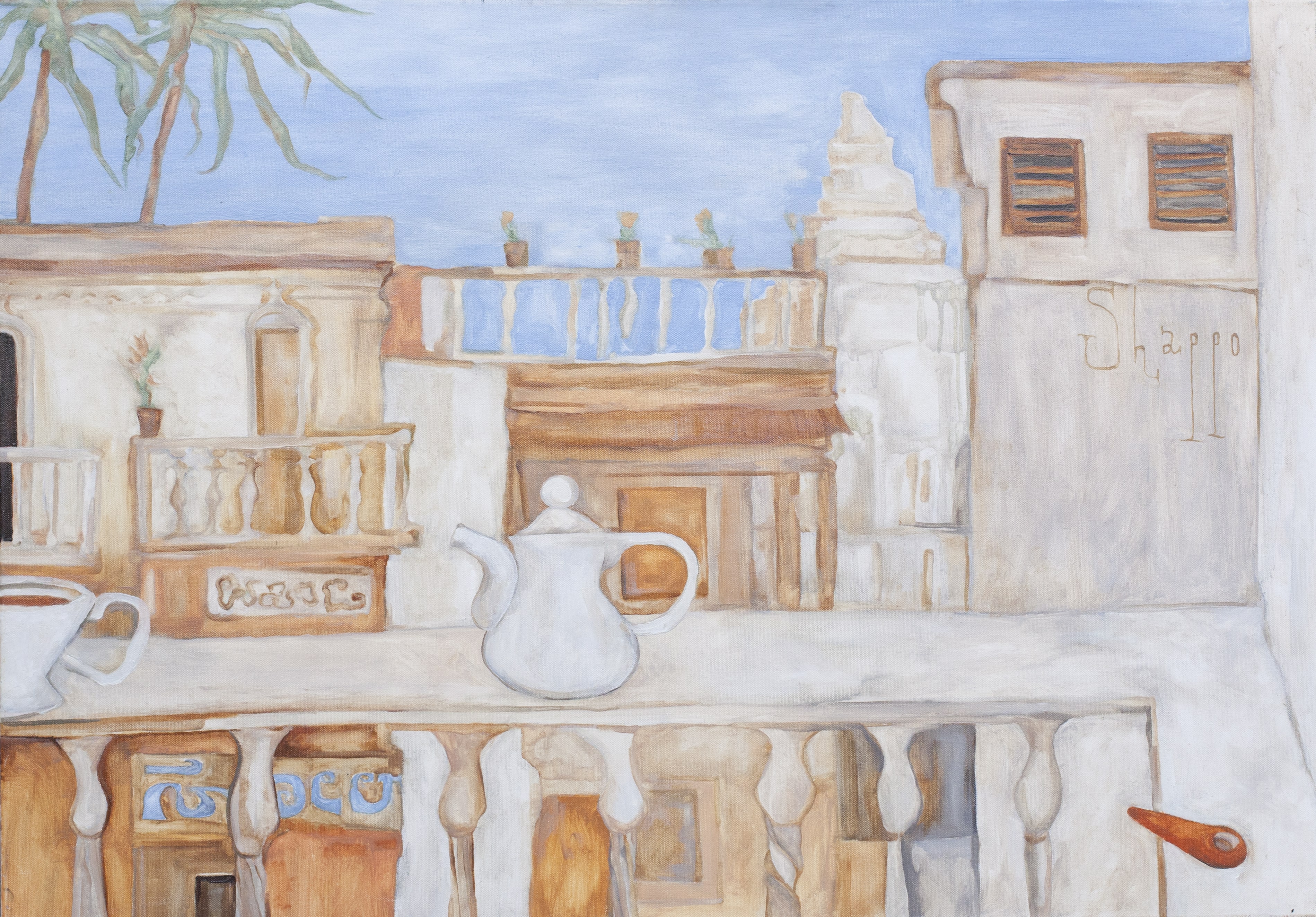 НЕLLO, GOKARNA! canvas. oil. 100X70 cm.