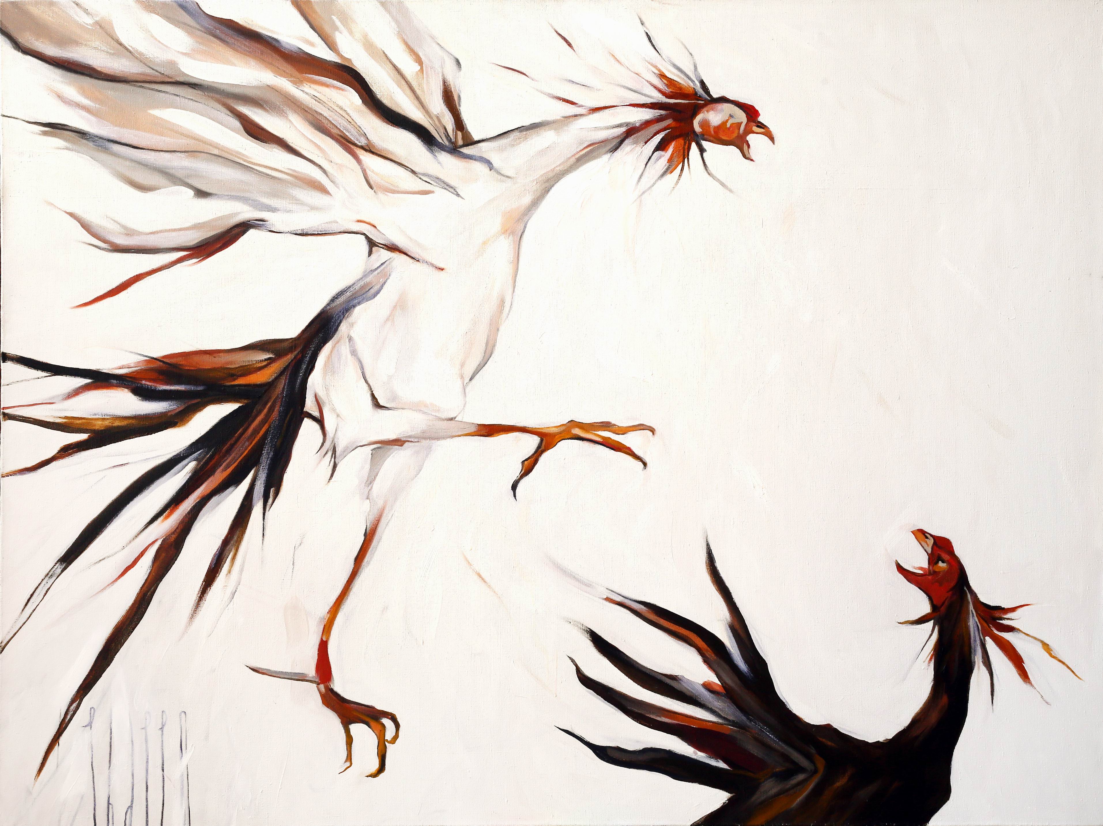 FURIOUS & LEE. canvas. oil. 145X110 cm.