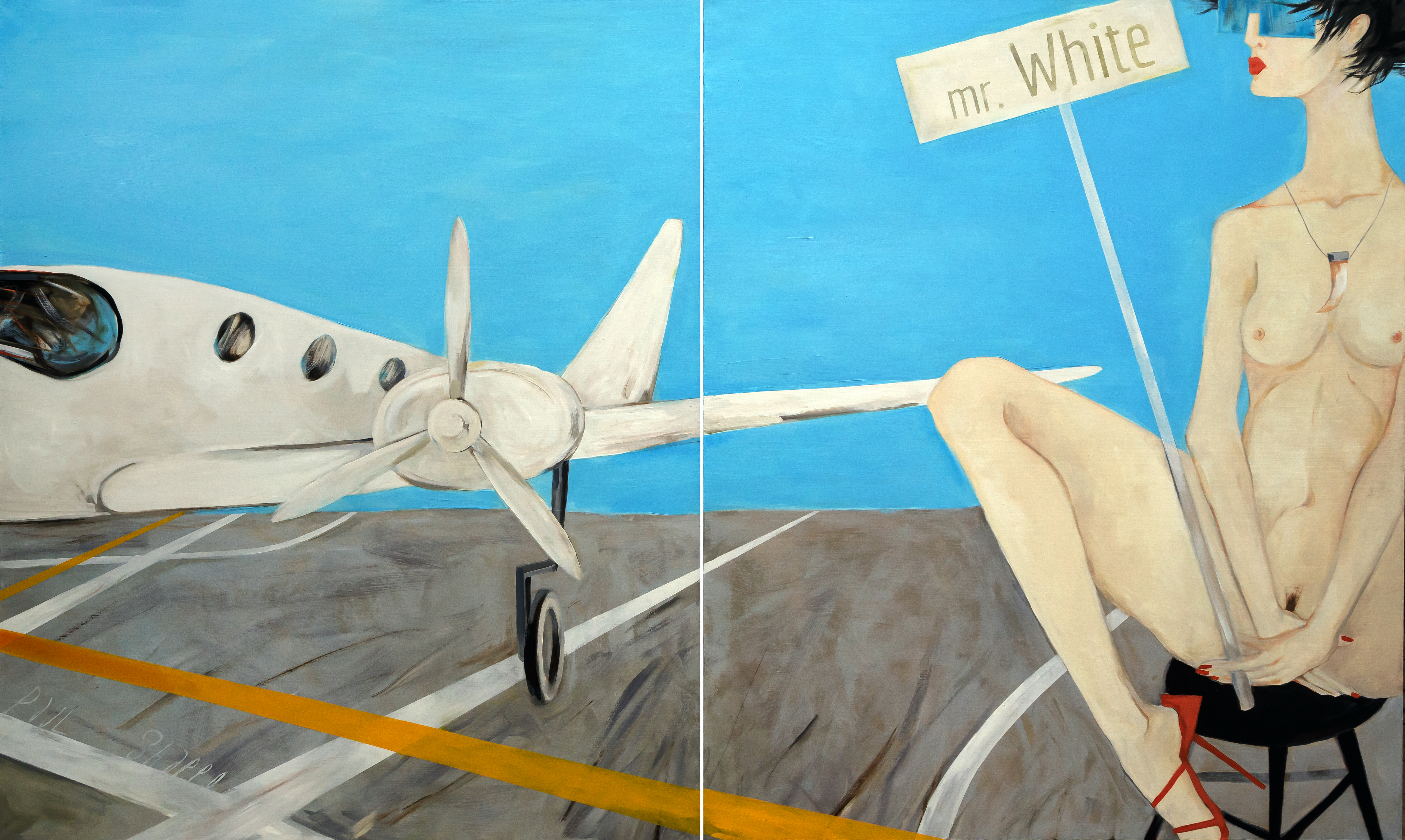 Hello, mr. White! сanvas.oil  200х120cm